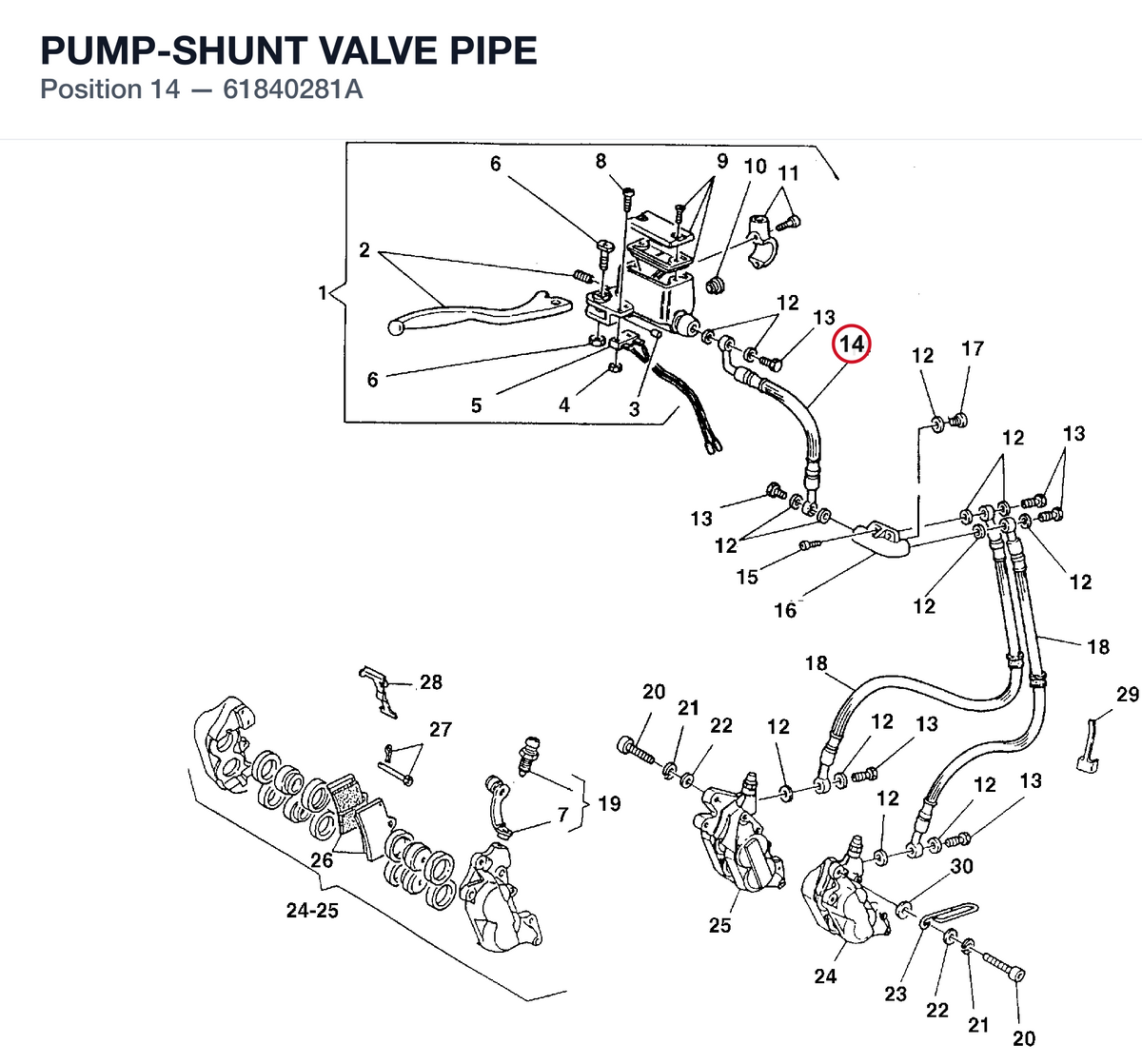 PUMP-SHUNT VALVE PIPE