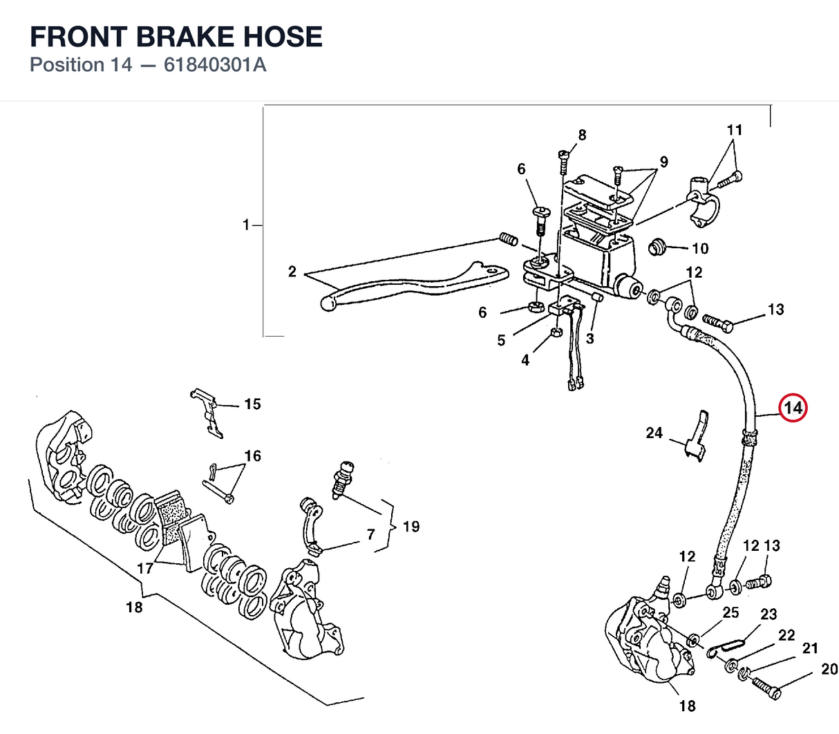 FRONT BRAKE HOSE