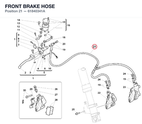 FRONT BRAKE HOSE