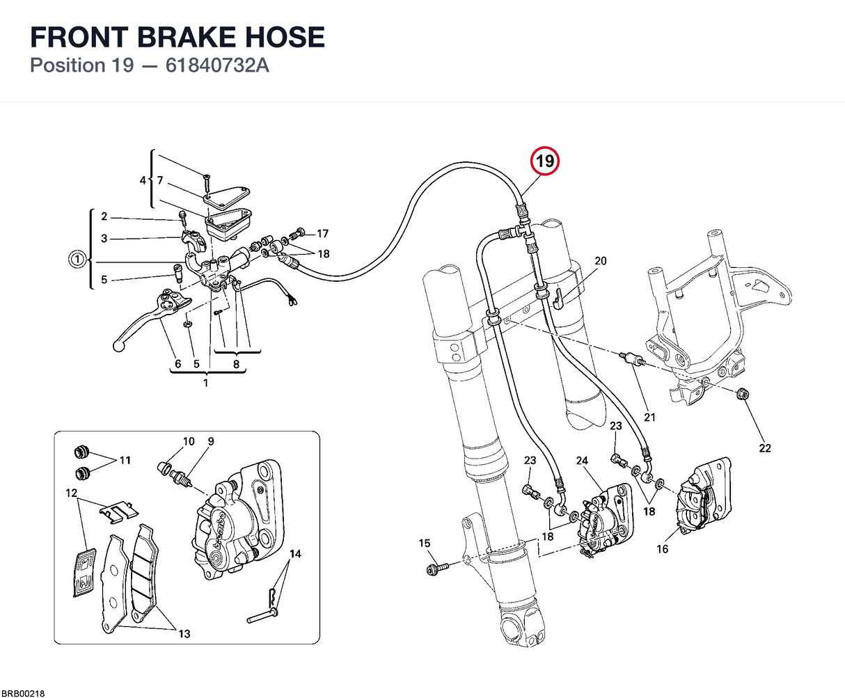 FRONT BRAKE HOSE