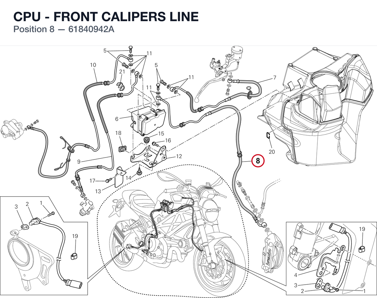 CPU - FRONT CALIPERS LINE