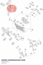 Diagram preview: WATER COMPENSATION TANK (93035065000)
