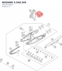 Diagram preview: BUSHING 5.5X8.3X9 (64104150010)