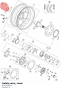 Diagram preview: Safety wire, inner (61310010011)