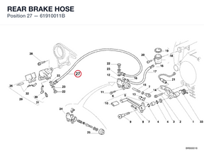 REAR BRAKE HOSE