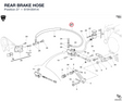 REAR BRAKE HOSE