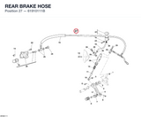 REAR BRAKE HOSE