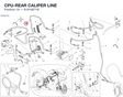 CPU-REAR CALIPER LINE 61910871B diagram position