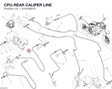 CPU-REAR CALIPER LINE 61910891D diagram position