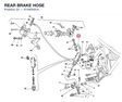 REAR BRAKE HOSE