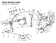 REAR BRAKE HOSE