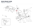 REAR BRAKE HOSE 61940241A diagram position