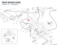 REAR BRAKE HOSE 61940251A diagram position