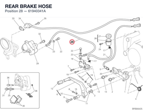 REAR BRAKE HOSE