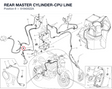 REAR MASTER CYLINDER-CPU LINE