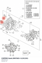 Diagram preview: COPPER Gask.DIN7603- 8.2X13X1 (0603082131)