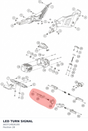 Diagram preview: LED TURN SIGNAL (A63714926100)