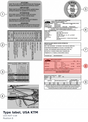 Diagram preview: Type label, USA KTM (LI21-637-11B)
