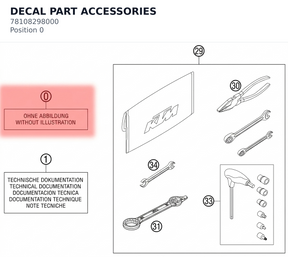 Diagram preview: DECAL PART ACCESSORIES (78108298000)