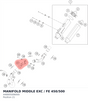 Diagram preview: MANIFOLD MIDDLE EXC / FE 450/500 (A48005006000)