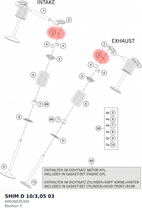 Diagram preview: SHIM D 10/3,05              03 (60036035305)