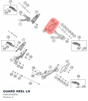 Diagram preview: GUARD HEEL LH (94603048050)