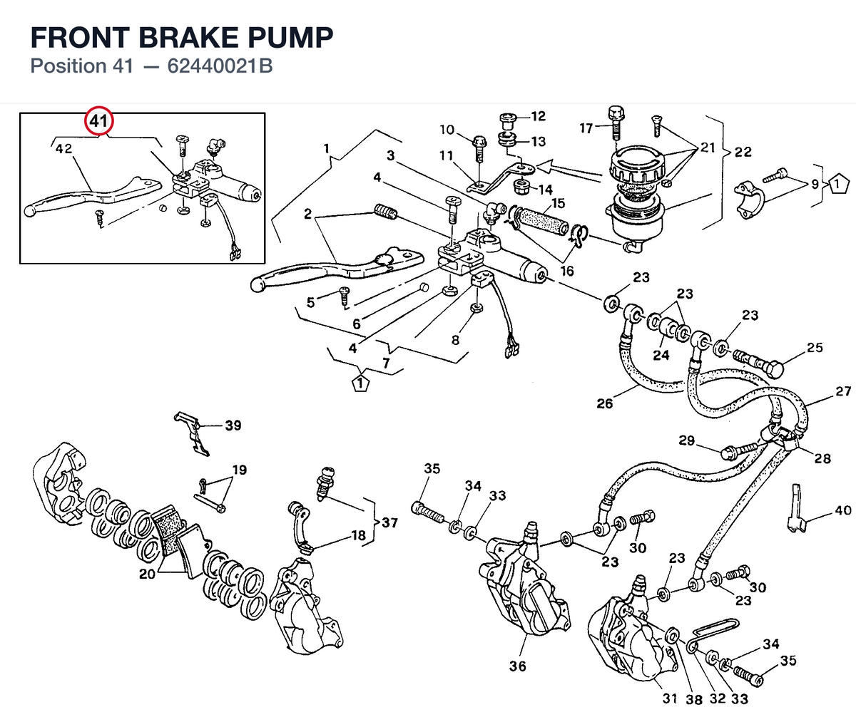 FRONT BRAKE PUMP