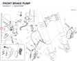 FRONT BRAKE PUMP 62440762B diagram position
