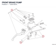 FRONT BRAKE PUMP 62441261A diagram position