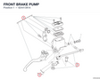 FRONT BRAKE PUMP 62441391A diagram position