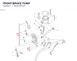 FRONT BRAKE PUMP 62441581AA diagram position