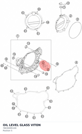 Diagram preview: OIL LEVEL GLASS VITON (78030095100)