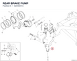 REAR BRAKE PUMP 62540041A diagram position