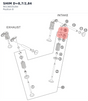 Diagram preview: SHIM D=8,7/2,84 (90136035284)