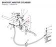 BRACKET, MASTER CYLINDER