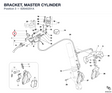 BRACKET, MASTER CYLINDER