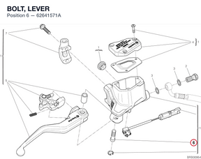 BOLT, LEVER 62641571A diagram position