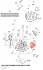 Diagram preview: VACUUM CONNECTION M6/0.75MM (60036023200)