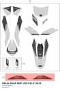 Diagram preview: DECAL REAR PART 250 EXC-F SD16 (78108396300)