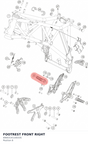 Diagram preview: FOOTREST FRONT RIGHT (6900314110033S)