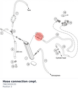 Diagram preview: Hose connection cmpl. (79615019133)