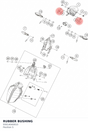 Diagram preview: RUBBER BUSHING (93014040010)