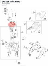 Diagram preview: GASKET TANK PLUG (76007008052)