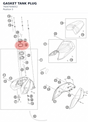 Diagram preview: GASKET TANK PLUG (76007008052)