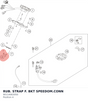Diagram preview: RUB. STRAP F. BKT SPEEDOM.CONN (90114063050)