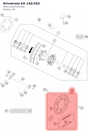 Diagram preview: Drivetrain kit 14Z/45Z (SPA114G45CM118A)
