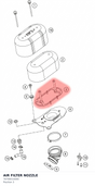 Diagram preview: AIR FILTER NOZZLE (76706014000)