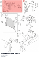 Diagram preview: EXPANSION TANK WATER (60335065000)