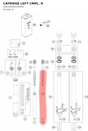 Diagram preview: CATRIDGE LEFT CMPL. R (S963500001S0000)