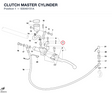 CLUTCH MASTER CYLINDER 63040151A diagram position